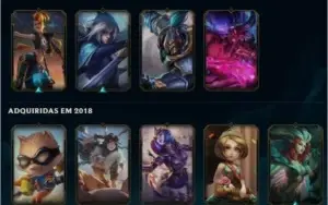 Conta plat 2 - 38 campeões - 12 skins