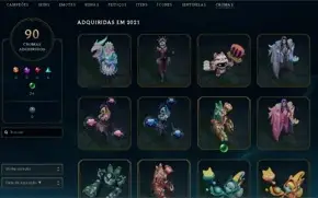 MAIN SUP + 181 SKINS TOTAL / LVL 421 / UNRAKED / TODOS DADOS