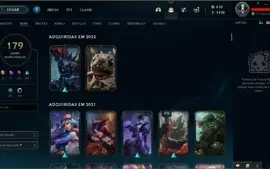 MAIN SUP + 181 SKINS TOTAL / LVL 421 / UNRAKED / TODOS DADOS