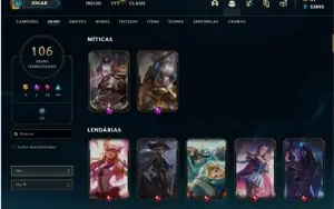 Conta League Of Legends LoL