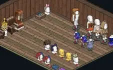 Conta habbo 2010 | +1600 mobis | emblemas de 2010 | roupas r