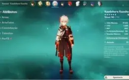 Conta AR 56 com Xiao, Kazuha, Zhongli, Tartaglia + Armas 5*