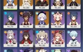 Conta AR50 Ganyu, Zhongli, Diluc, Qiqi
