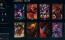 conta lvl 118 69 champs 45 skins gold 4