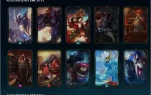 conta lvl 118 69 champs 45 skins gold 4