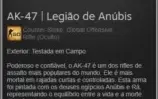 VENDO SKIN CS GO COM ADESIVOS SUPER RARO