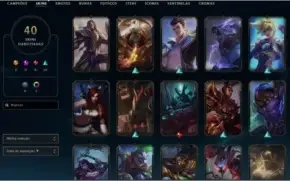 Vendo Plat IV 65 campeões 40 skins