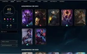 Vendo Plat IV 65 campeões 40 skins