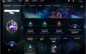 Conta Platina  3 | 18 skins  | MMR Alto
