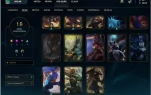 Conta Platina  3 | 18 skins  | MMR Alto