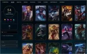 Bronze 1 + 56Champ / 54Skins + Troca de Email