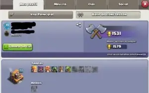 Clash of Clans Cv7 upando para Cv8
