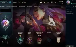 CONTA MONO KAT PLATINA IV COM 2 SKINS RARAS E 1 MITICA