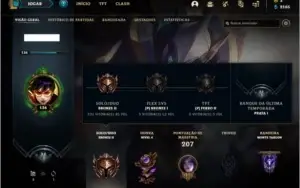Conta bronze 2 com mais de 400 jogos, 61 skins e 82 champs