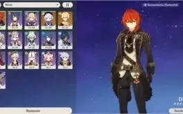 Conta Genshin Impact AR42 Diluc Qiqi LVL80