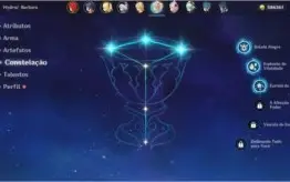 Conta Genshin Impact AR42 Diluc Qiqi LVL80