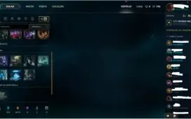 CONTA LOL DIAMANTE 5 FLEX 60 CHAMPS/ ESPÓLIOS + ESSÊNCIA