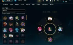 Unranked com 25 Champs e 15 Skins + 2 Fragmentos