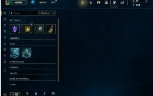 Unranked com 25 Champs e 15 Skins + 2 Fragmentos