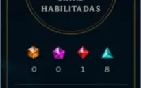 Conta Diamante 1 - 54 campeões 21 skins