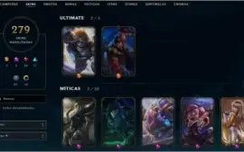 DIAMANTE, TODOS OS CAMPEÕES E 300 SKINS.