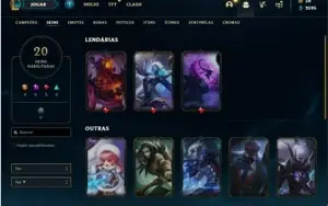 Conta ferro 2 com 50 champs e 20 skins