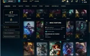 Conta ferro 2 com 50 champs e 20 skins