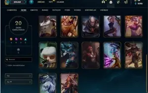 Conta ferro 2 com 50 champs e 20 skins