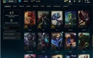 Conta ferro 2 com 50 champs e 20 skins