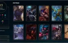Conta diamante, todas skins vitoriosas a partir da s3
