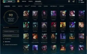 LOL - 97 campeões, 17 Skin, 67 ícones, conta 2012 !