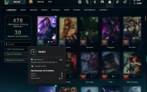 Conta bronze 2 com TODOS os champs  e 153 Skins + 3 Ultimate
