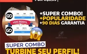 [Combo] Seguidores + Curtidas a partir de R$5,99 | 24h On