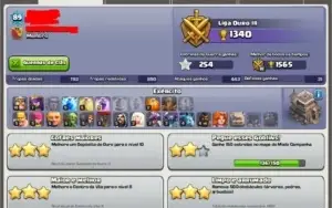 Clash of Clans CV8 95% Full