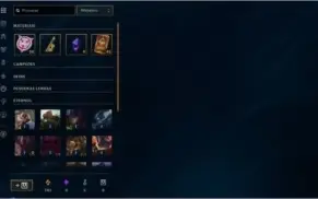 Conta lol Skins top