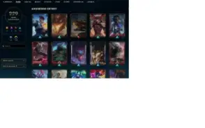 Conta League of legends 1M RP, 1M BE