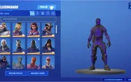 Conta Fortnite - Renegade + Caveirão Roxo + Passe 2 Temp e +
