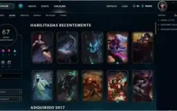 CONTA LVL 57 COM TODOS CAMPEÕES + 67 SKINS