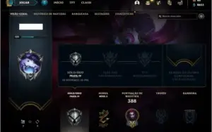 Conta prata 4 com 90 skins e 111 champs