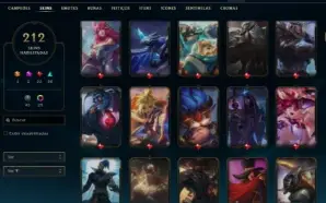 Conta Ouro/Plat 212 Skins