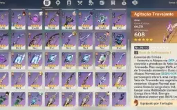 Genshin Impact 20 Personagens 5 Estrelas Ar60 Colecionador
