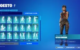 Conta Fortnite Renegade Raider e Cavaleiro Negro + Outros