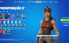 Conta Fortnite Renegade Raider e Cavaleiro Negro + Outros