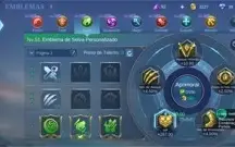 Conta Mobile Legends com 89 personagens e 142 skins