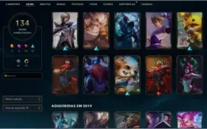 Venda de conta League of Legends