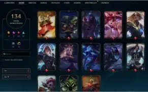 Venda de conta League of Legends