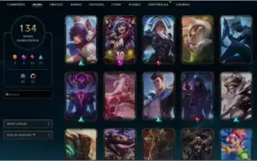 Venda de conta League of Legends