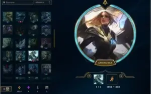 CONTA DIAMANTE 1, MUITAS SKINS E CRM, LEAGUE OF LEGENDS LOL