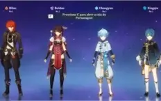 Diluc + 4 personagens AR 7