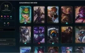 Conta diamante Lol
